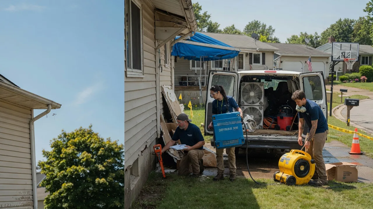 Ceiling Leak Cleanup in Sherrodsville, OH near me